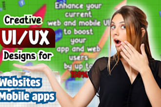 do UI UX design, mobile ui ux design, website design
