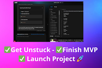 help you finish your bolt new v0 cursor ai built app
