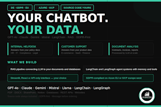 build a custom ai chatbot or llm application for your business