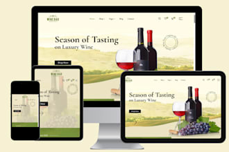 wine shopify store wine website wine store liquor store beverage wine store