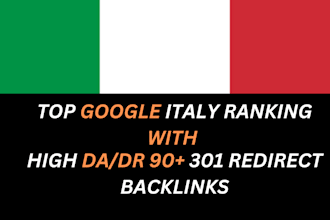 build premium italian da90 SEO dofollow backlinks