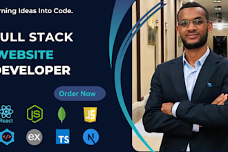 develop fullstack websites as, professional full stack and mern stack developer