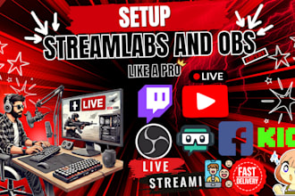 setup streamlabs and obs for both streaming and recording purposes