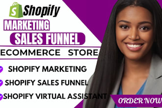 shopify clothing store sales website marketing dropshipping store sales funnels