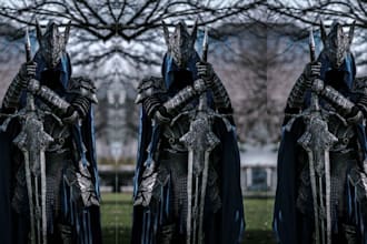 custom cosplay designs 3d knight armor 3d wearable helmet mask for 3d printing