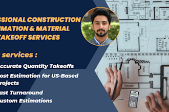 do cost estimation, quantity takeoff, and boq in planswift and excel