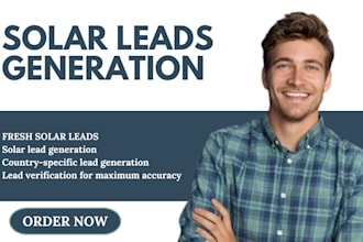 generate verified new homeowner leads solar leads for any countries
