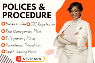 do cqc business plan policies and procedures for cqc compliance and registration