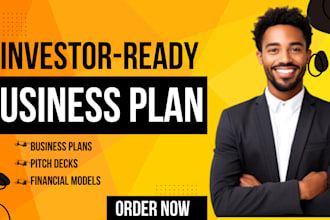 create winning investor ready business plans, pitch decks, and financial models