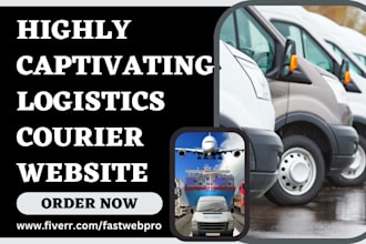 design logistics, moving, transportation, trucking, cargo, dispatch website