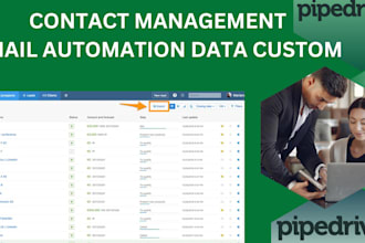 do pipedrive contact management,email automation ,pipedrive data custom fields