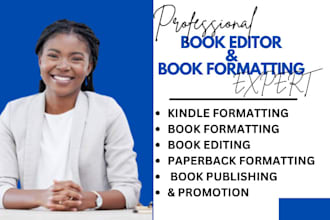 proofread and edit, book typesetting, book formatting, layout design, ebook