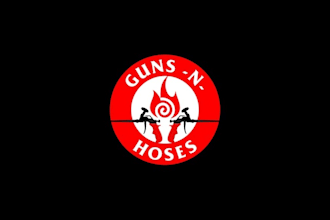 design firefighter owned insulation company rock logo
