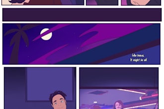 draw your nsfw comic, sfw comic, comic illustration, furry comic