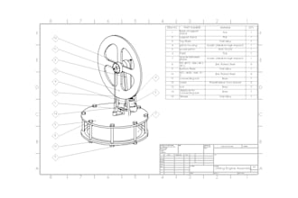 do 2d technical drawings for parts and assembly