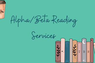 alpha or beta read your manuscript