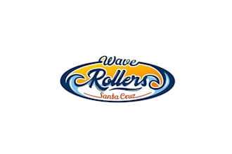 make stand out developer wave roller logo