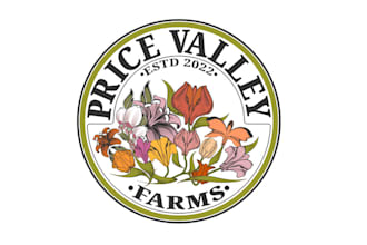 design looking timeless flower farmer logo
