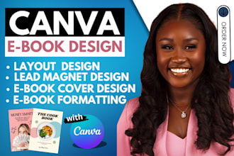 canva ebook design, lead magnet, cover design, book formatting, layout design