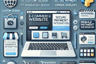 do a ecommerce website using python, django