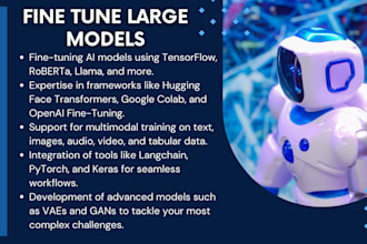 finetune large models and provide ai solutions