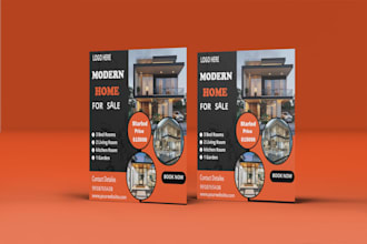 real estate and modern corporate flyer design for you