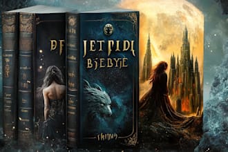 design fantasy, sci fi, horror book cover professionally