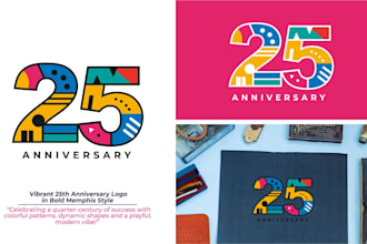design your business or event anniversary logo