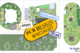 design pcb design in altium designer, kicad , and easyeda