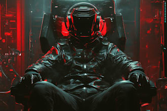 create stunning cyberpunk and otherworldly art for your projects