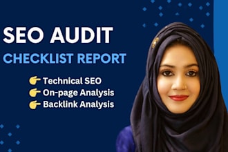 provide seo audit checklist report to get max rank on google