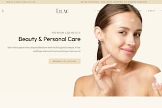 recreate beauty cosmetics shop website