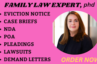draft legal notice, claim letter, cease desist, eviction notice or their replies