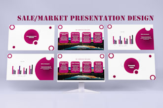 design sales presentation, minimalist sales web3 pitch deck, market presentation