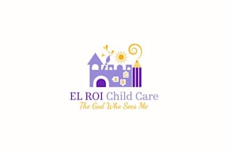 make captivating daycare center logo