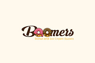 make necessary wordmark ice cream logo