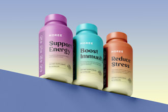 create outstanding supplement packaging design