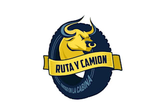 make traditional spanish truck drivers logo