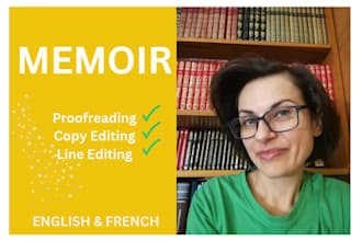 proofread your memoir to perfection