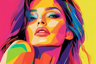 make a beautiful wpap pop art portrait