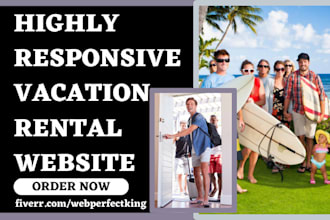 design rental, vacation, vacation rental, airbnb hotel booking wordpress website