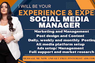be your social media manager and personal assistant, instagram marketing manager
