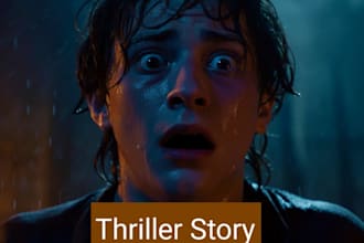 ghostwrite a spine chilling thriller story for you