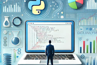 assist you in data analysis statistical view with python
