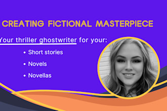 ghostwrite or rewrite your heartfelt thriller stories
