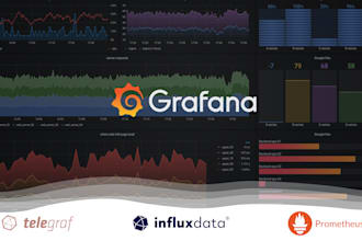 configure or enhance grafana influxdb telegraf prometheus