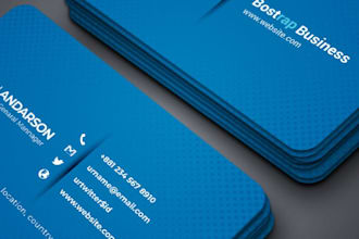 do professional business card design  custom  cards