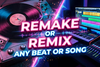 remake or remix any beat or song