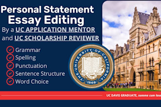 proofread and edit your personal statement, sop, or college application essay