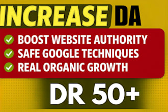 increase domain authority moz da up to 50 plus guaranteed results